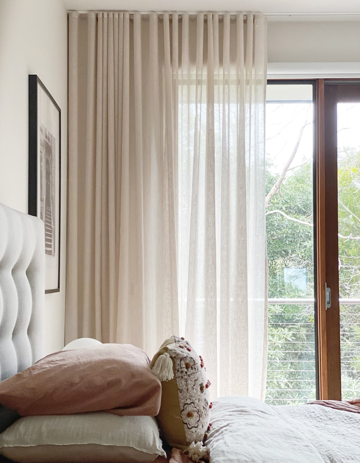 Bedroom curtains example